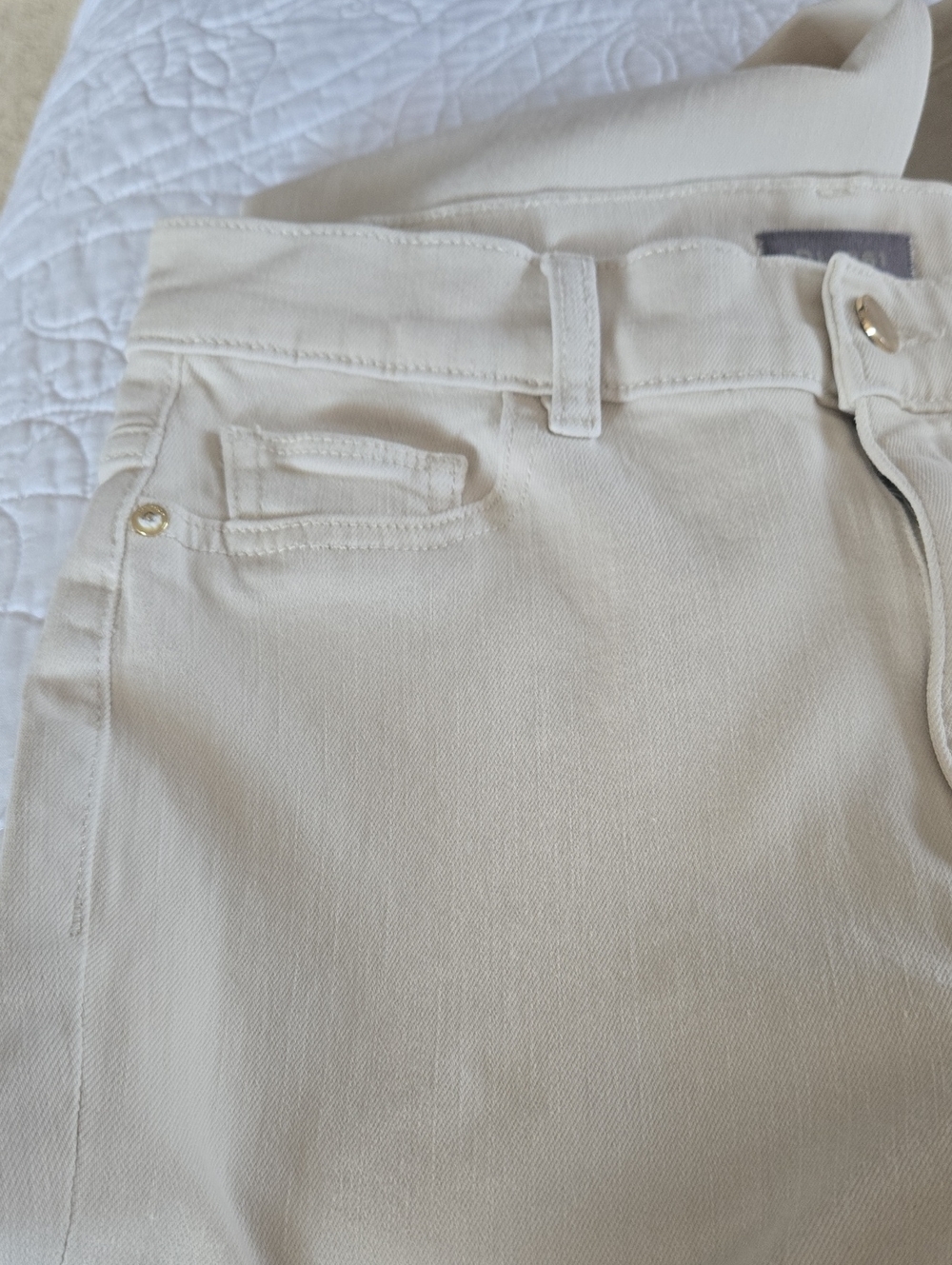 DL1961 Bridget Boot High Rise Instascupt Crop In Flax- 28 - Picture 7 of 16